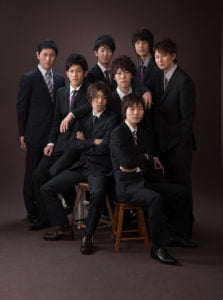 スーツで成人記念グループ９人