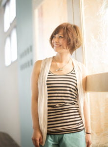 お気に入りの洋服で成人記念写真