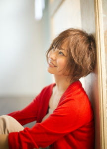 洋服で成人記念撮影