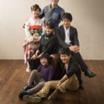 成人式家族写真