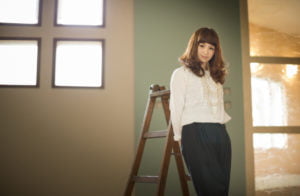 洋服で成人記念撮影