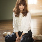 私服で成人記念写真