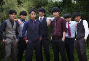 仲良し友達と成人記念グループ撮影