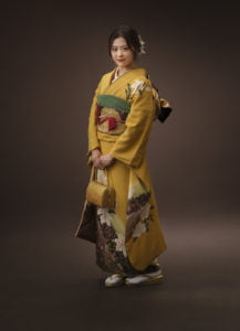 オーソドックスな成人記念立ちポーズ