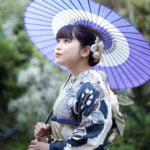 振袖を着て成人記念