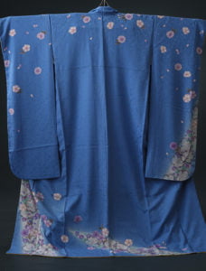 水色の成人式振袖