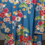 スカイブルーの成人式振袖