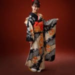 成人式振袖全身写真